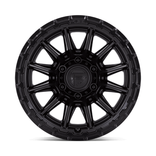 FUEL FC866 PISTON Blackout W/ Gloss Black Lip