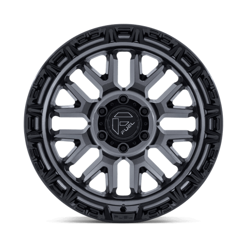 FUEL FC890 RAIL Gloss Gunmetal W/ G-Blk Lip