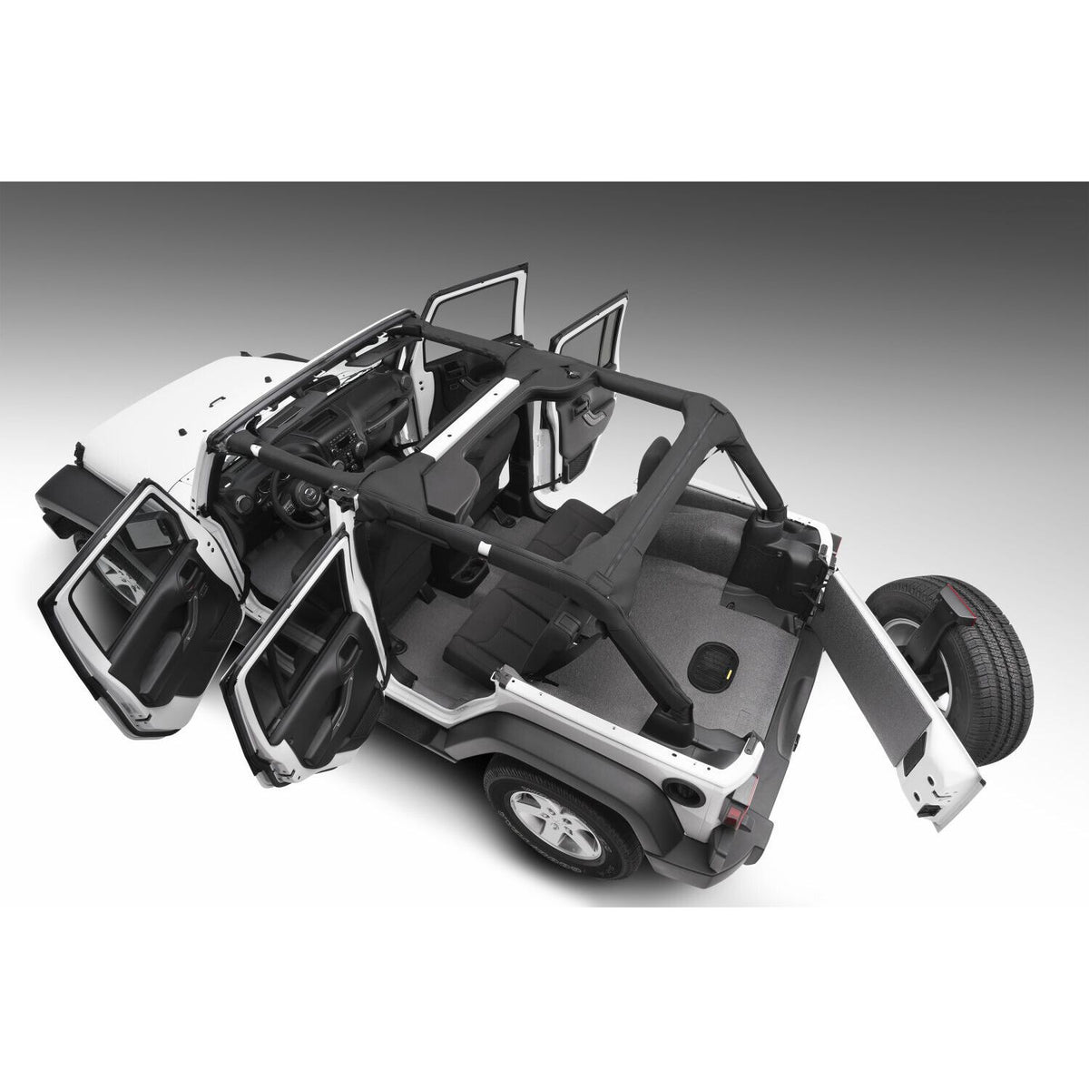 Husky Liners Guardian Impact Floor Liner for Jeep Wrangler