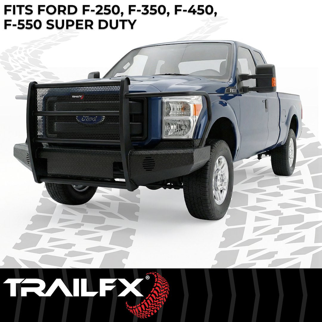 TrailFX 2008–2010 Front Full Replacement Bumper for Ford Superduty (FX3001A) - product image 6