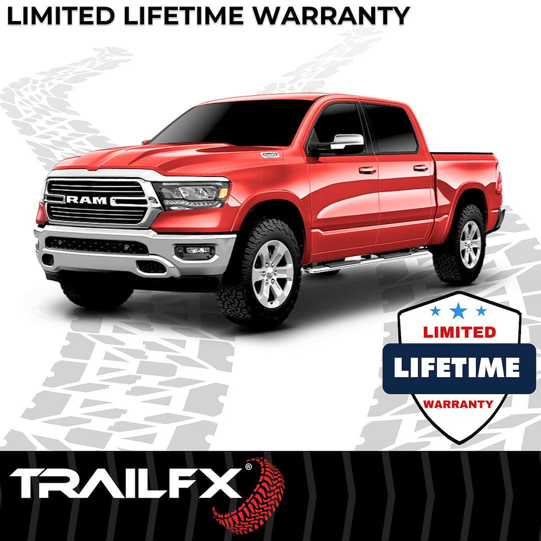 TrailFX 2019–2026 T4 Trapezoid Step Bar For Ram 1500 Crew-Stainless (A4015S) - product image 8