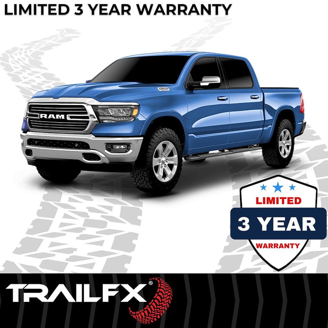 TrailFX 2009–2018 T4 Trapezoid Step Bar For Ram 1500-3500 Crew-Black (A4012B) - product image 8