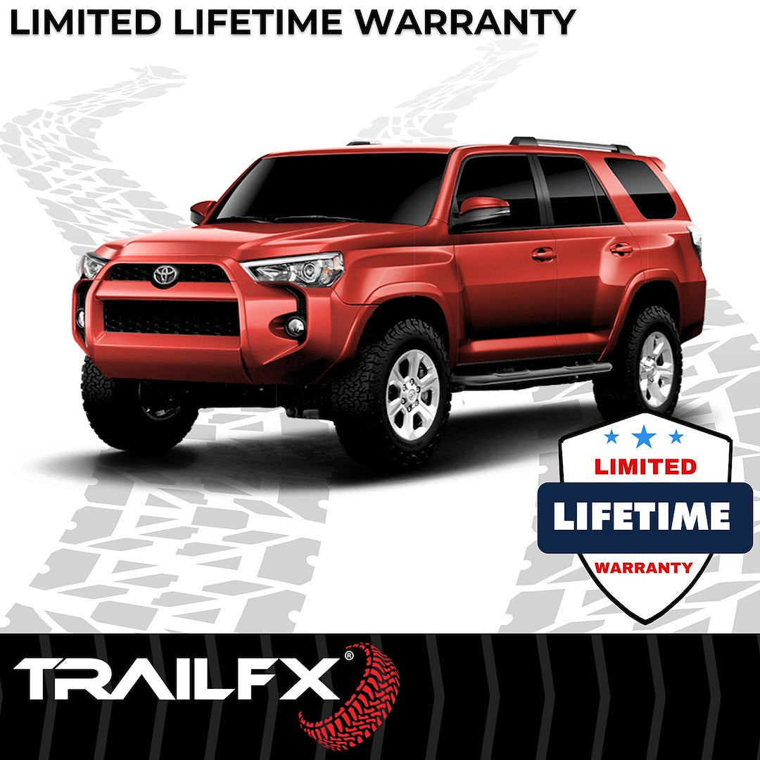 TrailFX 2025–2026 3" Round Step Bar For Toyota 4Runner- Black (A0069T) - product image 7