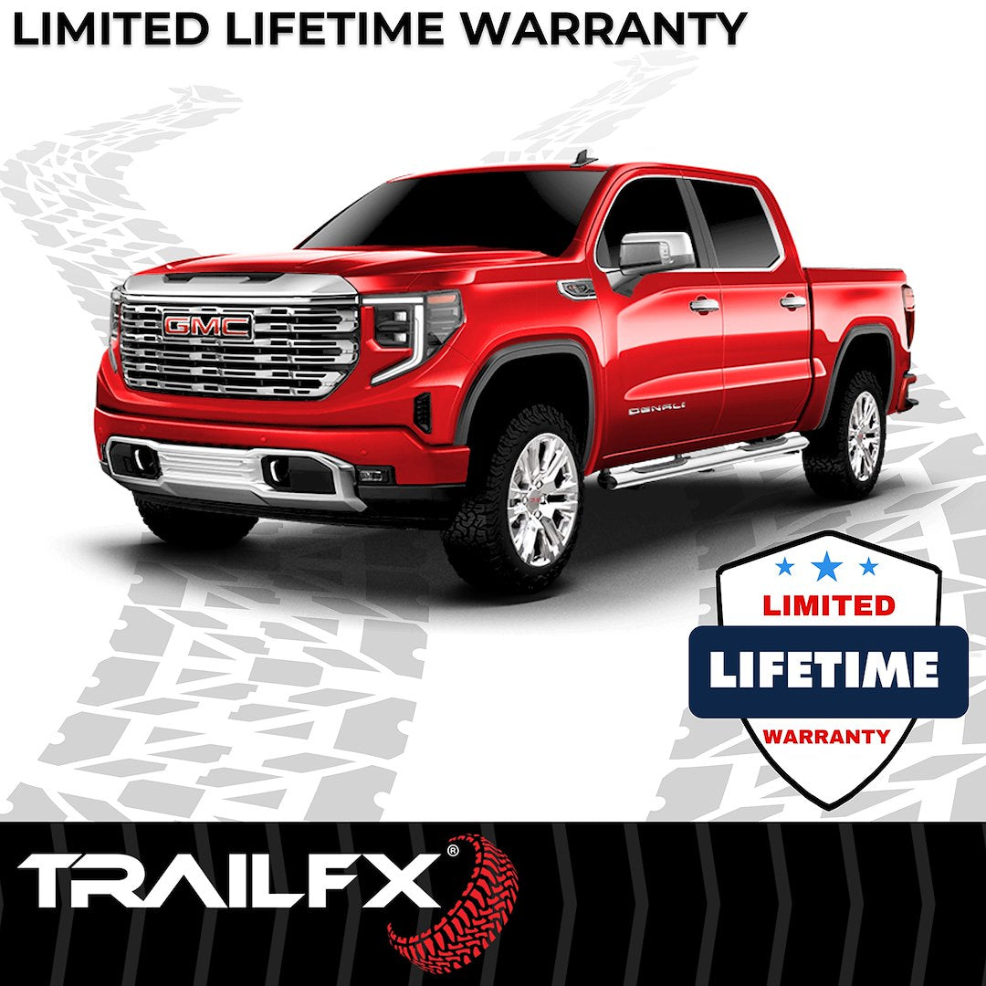 TrailFX 2007–2018 5" Oval Straight Step Bar For GM Silverado/Sierra Standard- Stainless (A7036S) - product image 8
