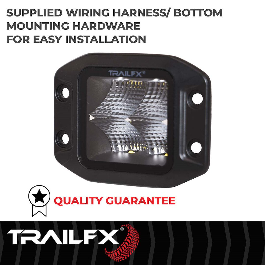 TrailFX 3" LED Cube Light- Black Edition Single (2X2CFFMB) - product image 6