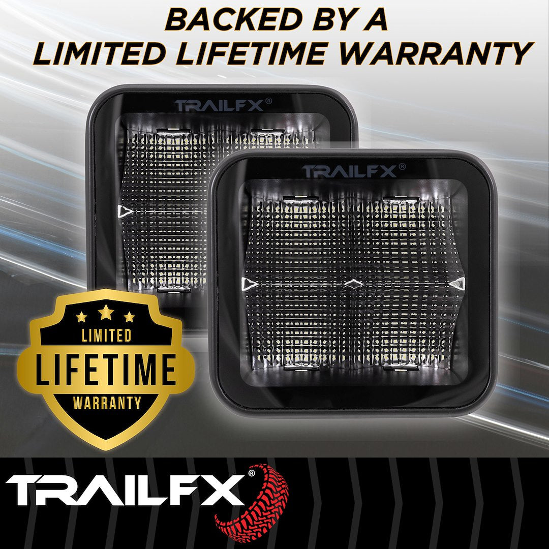 TrailFX 3" LED Cube Lights- Black Edition Pair (2X2BKF2) - product image 12