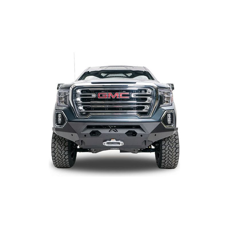Fab Fours Matrix Front Bumper 2 Stage Black Powder Coat 7/8 in. D-Ring Mounts No Guard l GS19-X3951-1