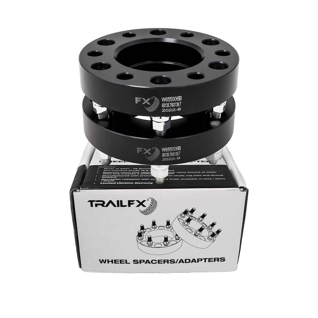 TrailFX 2021–2025 Hub Centric Wheel Spacer For Ford Bronco- Black (W655006B) - product image 8