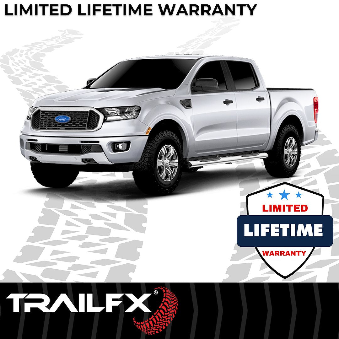 TrailFX 2019–2023 5" Oval Straight Step Bar For Ford Ranger Extended-Stainless (A7093S) - product image 8
