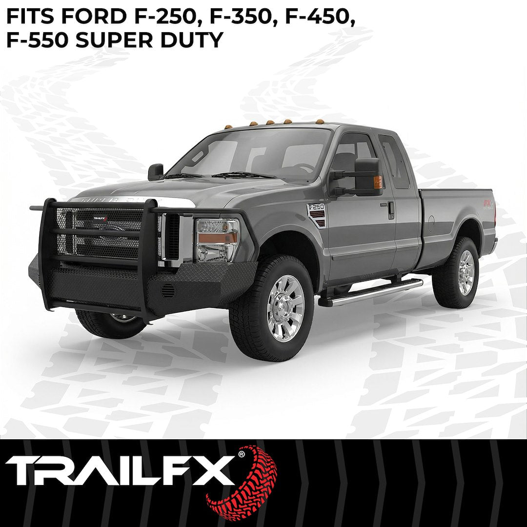 TrailFX 2005–2007 Front Full Replacement Bumper for Ford Superduty (FX3002A) - product image 6