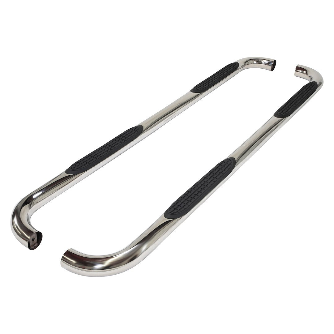 TrailFX 2007–2018 3" Round Step Bar For GM Silverado/Sierra 1500 Extended- Stainless (A0033S) - product image 1