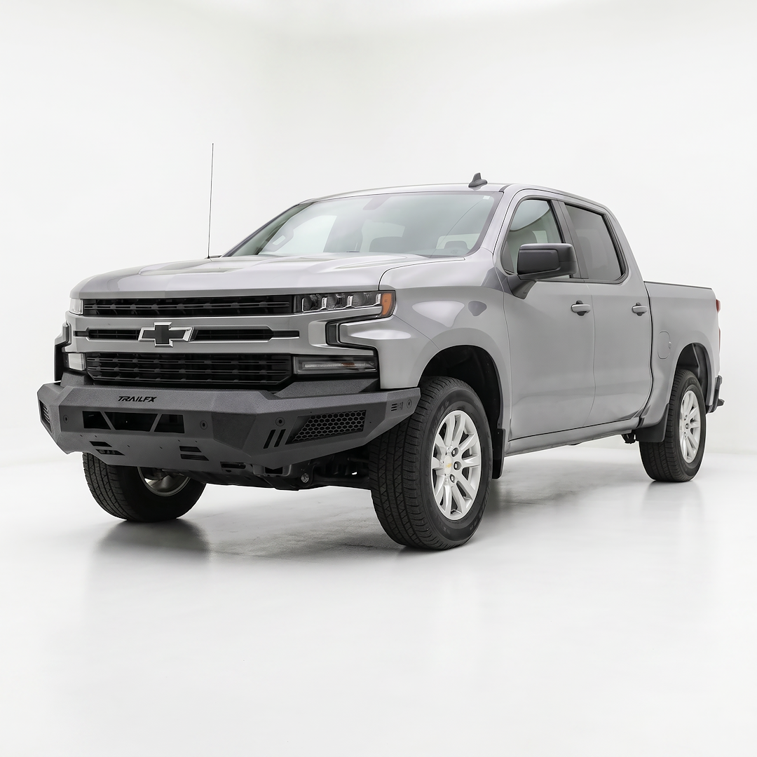 TrailFX 2022–2026 Front Light Duty Bumper For Chevrolet 1500 (FLDB011TI) - product image 2