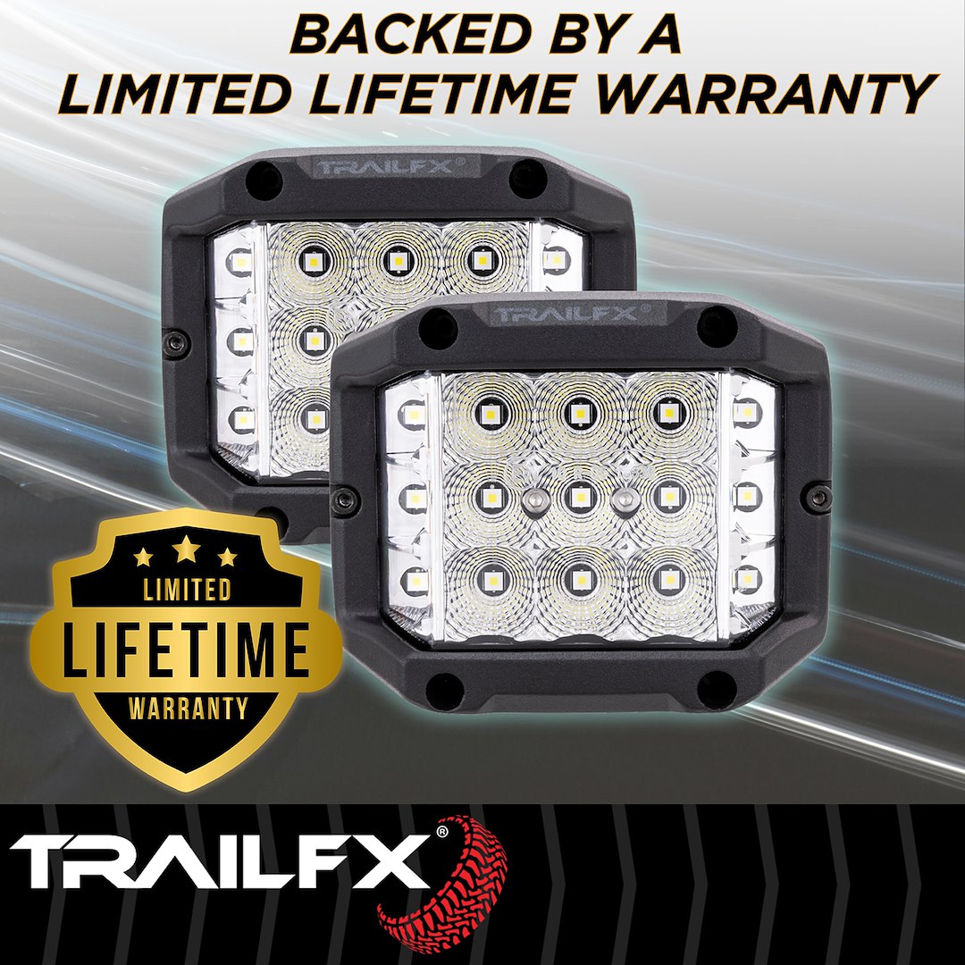 TrailFX 4" LED Side Shooter Pod Light- Pair (PODSIDF2) - product image 12