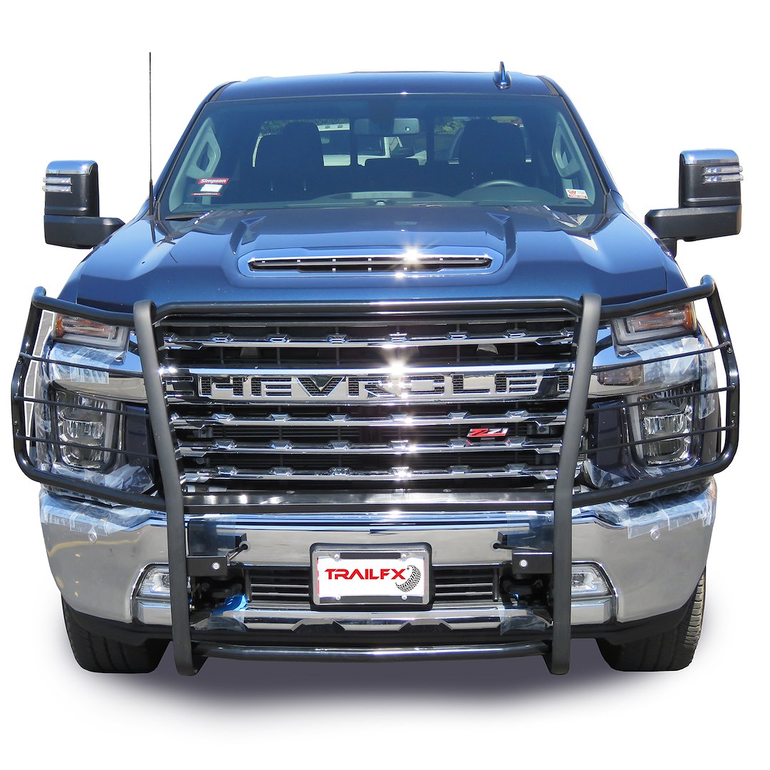 TrailFX 2020–2023 Grille Guard For Chevrolet Silverado 2500/3500-Black (E0038B) - product image 2