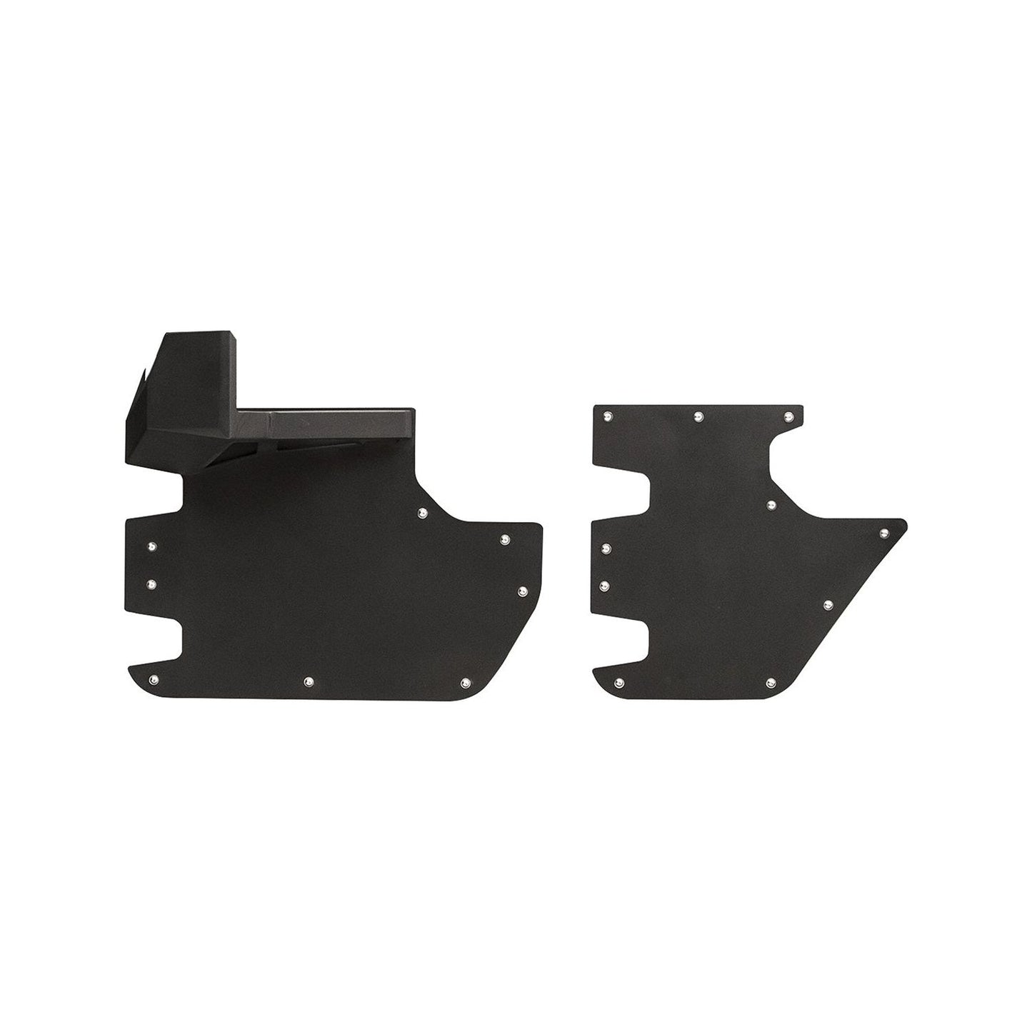 Fab Fours Door Skin Front Matte Black Powder Coat l JK3000-1