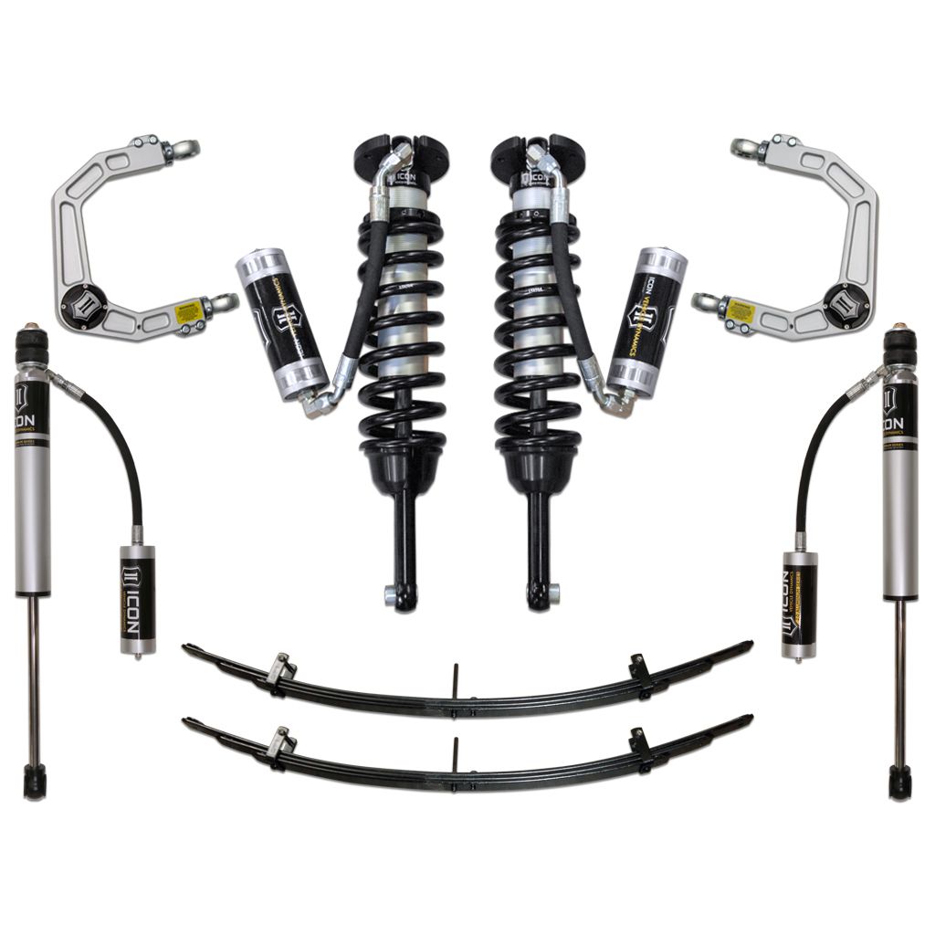 ICON VEHICLE DYNAMICS | 2005-2015 Toyota Tacoma 0-3.5 Inch Lift/2016-2023 Tacoma 0-2.75 Inch Lift Stage 4 Suspension System Billet UCA Icon Vehicle Dynamics | K53004