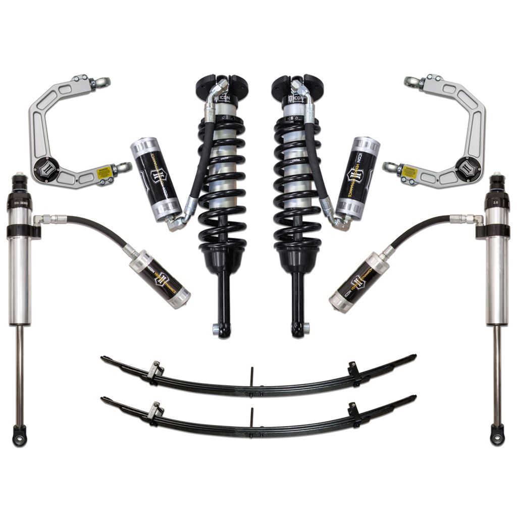 ICON VEHICLE DYNAMICS | 2005-2015 Toyota Tacoma 0-3.5 Inch Lift/2016-2023 Tacoma 0-2.75 Inch Lift Stage 5 Suspension System Billet UCA Icon Vehicle Dynamics | K53005