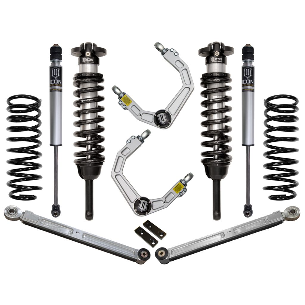 ICON VEHICLE DYNAMICS | 03-09 4Runner FJ Cruiser 0-3.5 Inch Stage 3 Suspension System W Billet UCA Icon Vehicle Dynamics | K53053