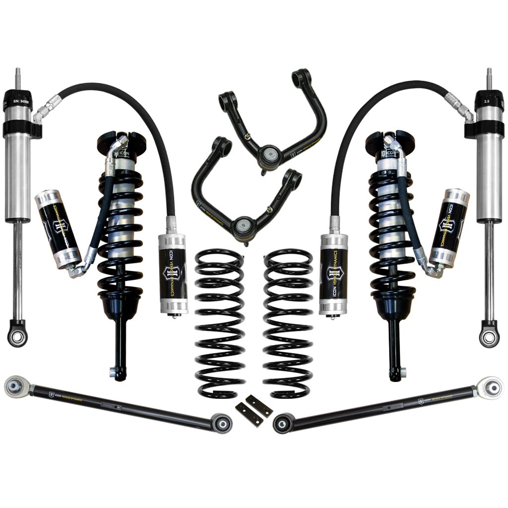 ICON VEHICLE DYNAMICS | 03-09 4Runner FJ Cruiser 0-3.5 Inch Stage 5 Suspension System W Tubular UCA Icon Vehicle Dynamics | K53055T