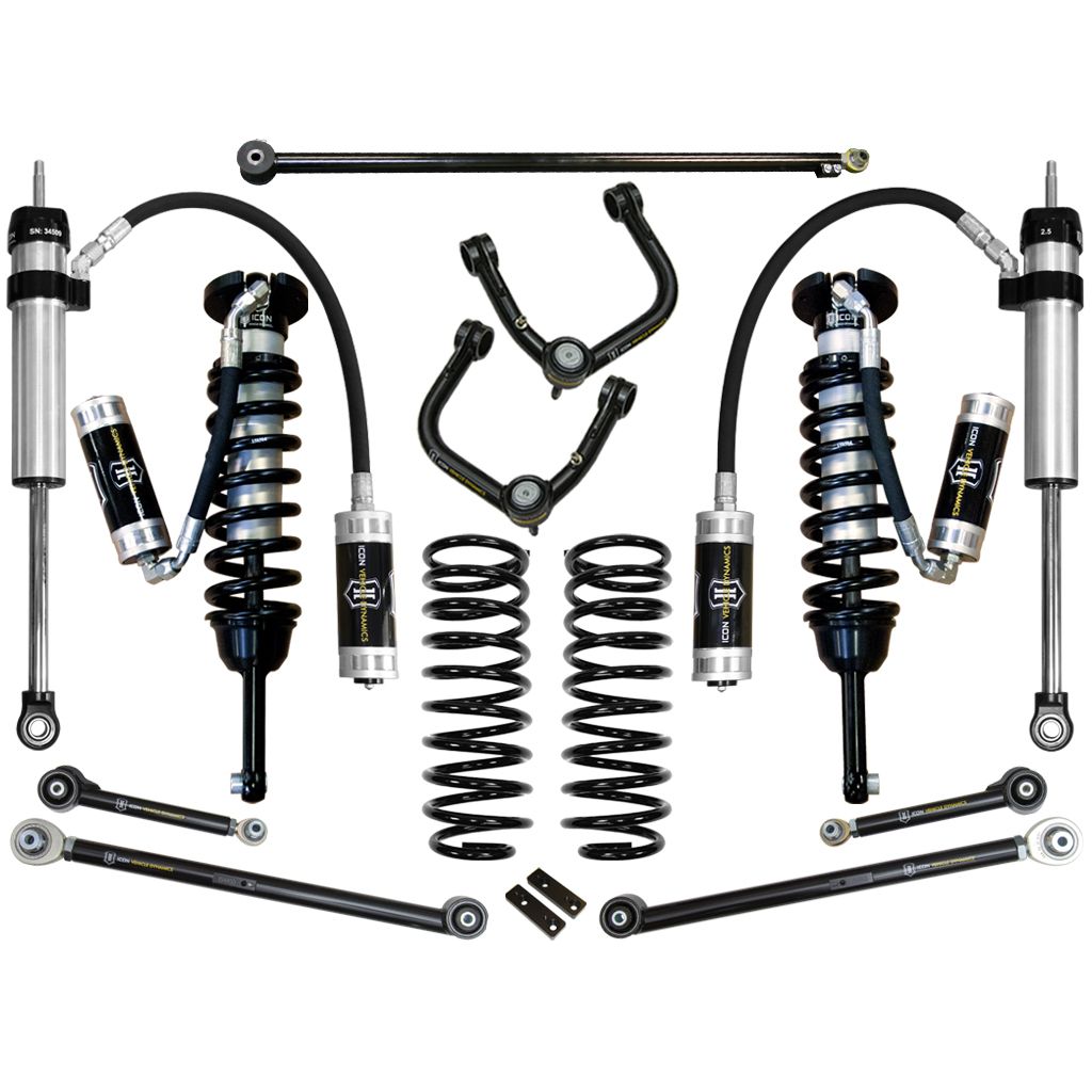 ICON VEHICLE DYNAMICS | 03-09 4Runner FJ Cruiser 0-3.5 Inch Stage 6 Suspension System W Tubular UCA Icon Vehicle Dynamics | K53056T