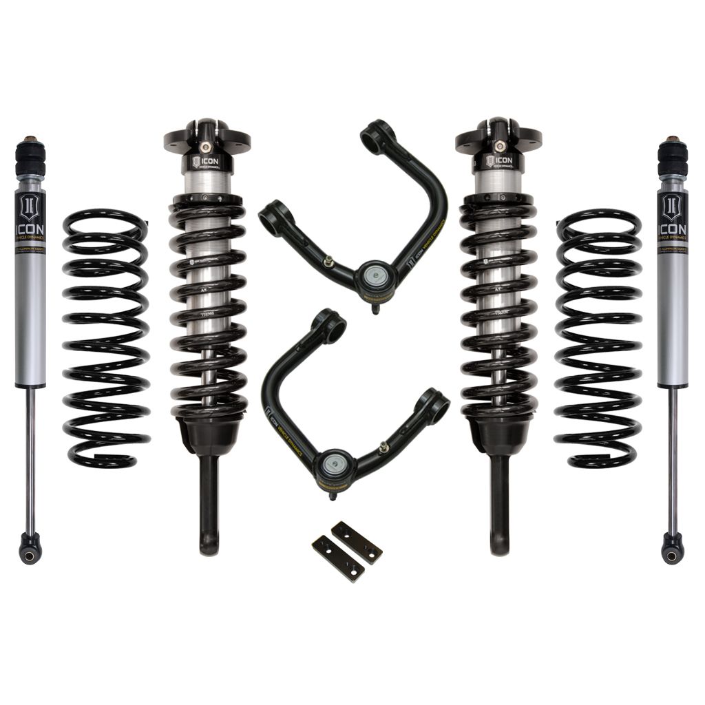 ICON VEHICLE DYNAMICS | 2010-2024 Toyota 4Runner/2010-2014 Toyota FJ Cruiser 0-3.5 Inch Lift Stage 2 Suspension System Tubular UCA Icon Vehicle Dynamics | K53062T