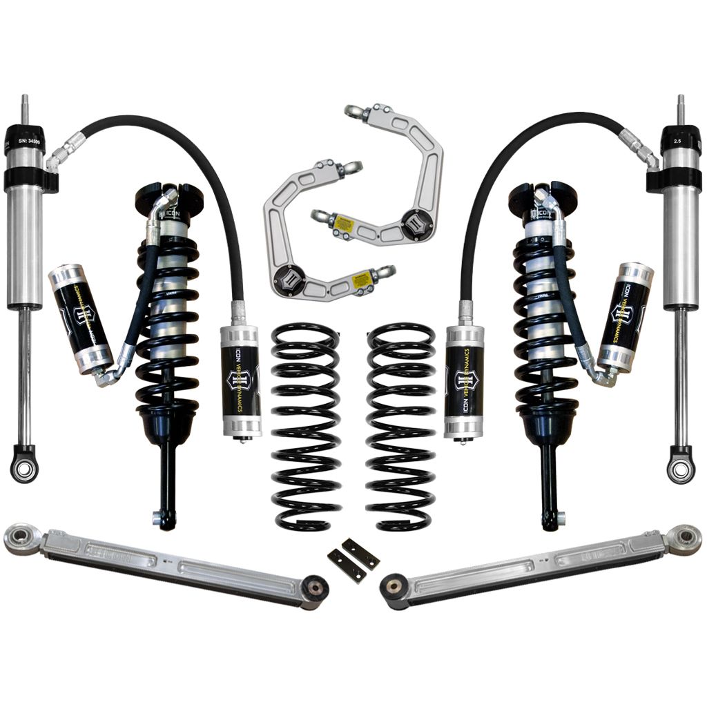 ICON VEHICLE DYNAMICS | 2010-2024 Toyota 4Runner/2010-2014 Toyota FJ Cruiser 0-3.5 Inch Lift Stage 5 Suspension System Billet UCA Icon Vehicle Dynamics | K53065