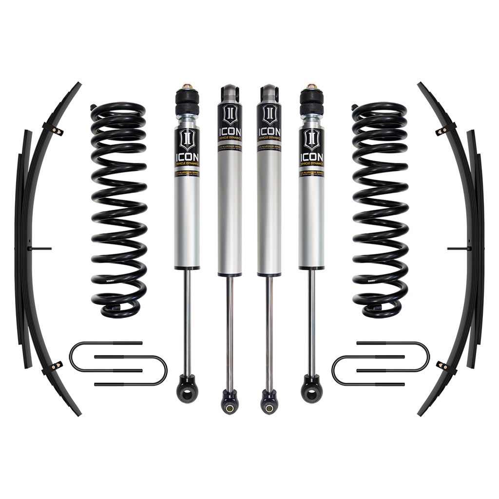 ICON VEHICLE DYNAMICS | 2008-2010 Ford F-250/F-350 Super Duty 4WD Diesel 2.5 Inch Lift Stage 1 Suspension System W/ Expansion Packs Icon Vehicle Dynamics | K62571