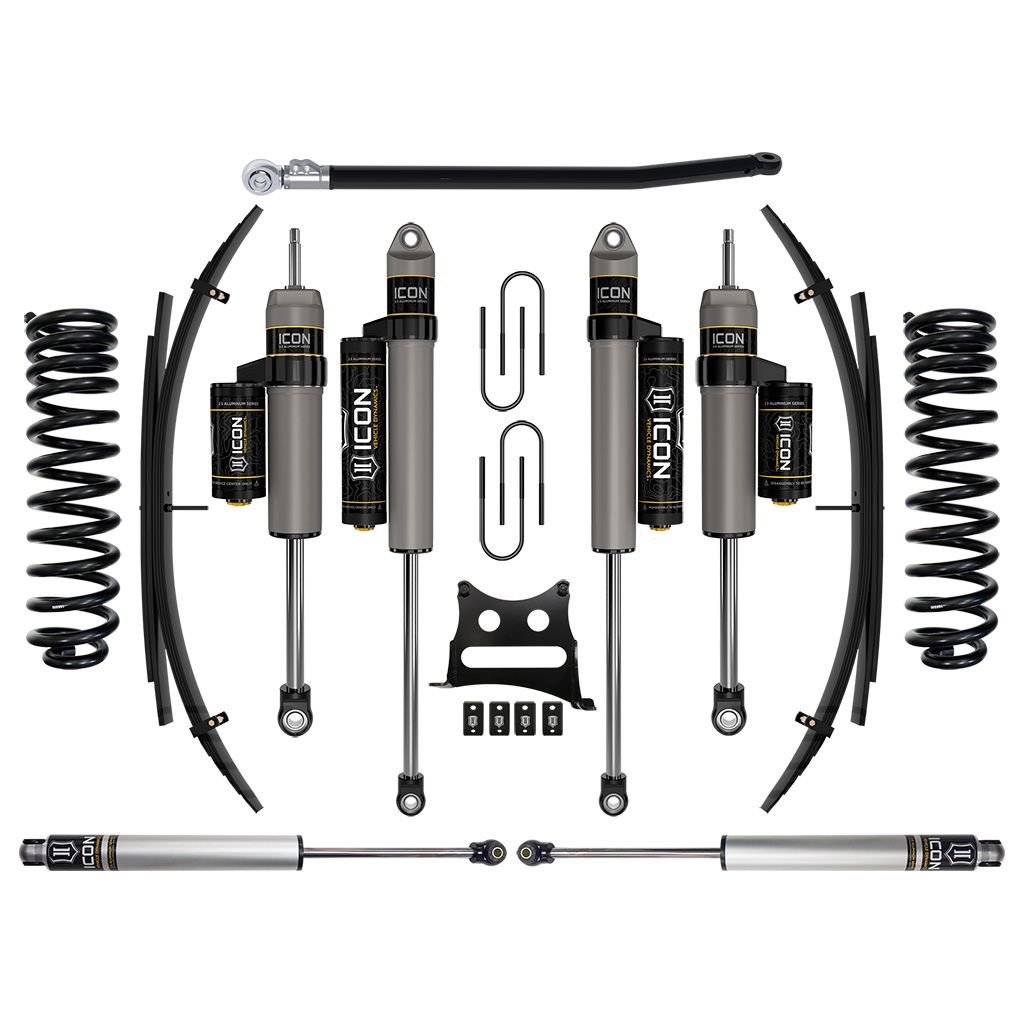 ICON VEHICLE DYNAMICS | 2008-2010 Ford F-250/F-350 Super Duty 4WD Diesel 2.5 Inch Lift Stage 4 Suspension System W/ Expansion Packs Icon Vehicle Dynamics | K62574