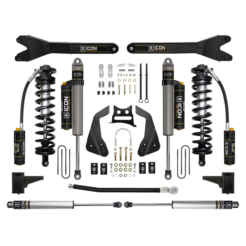 ICON VEHICLE DYNAMICS | 05-07 Ford F250/F350 4-5.5 Inch Stage 5 Coilover Conversion System W Radius Arm Icon Vehicle Dynamics | K63115R