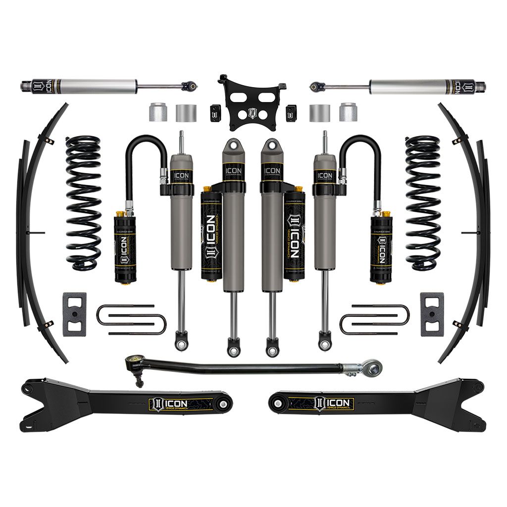 ICON VEHICLE DYNAMICS | 2023-2025 Ford F-250/F-350 Super Duty 4WD Gas 2.5 Inch Lift Stage 5 Suspension System W/ Radius Arms And Expansion Packs Icon Vehicle Dynamics | K65899RL