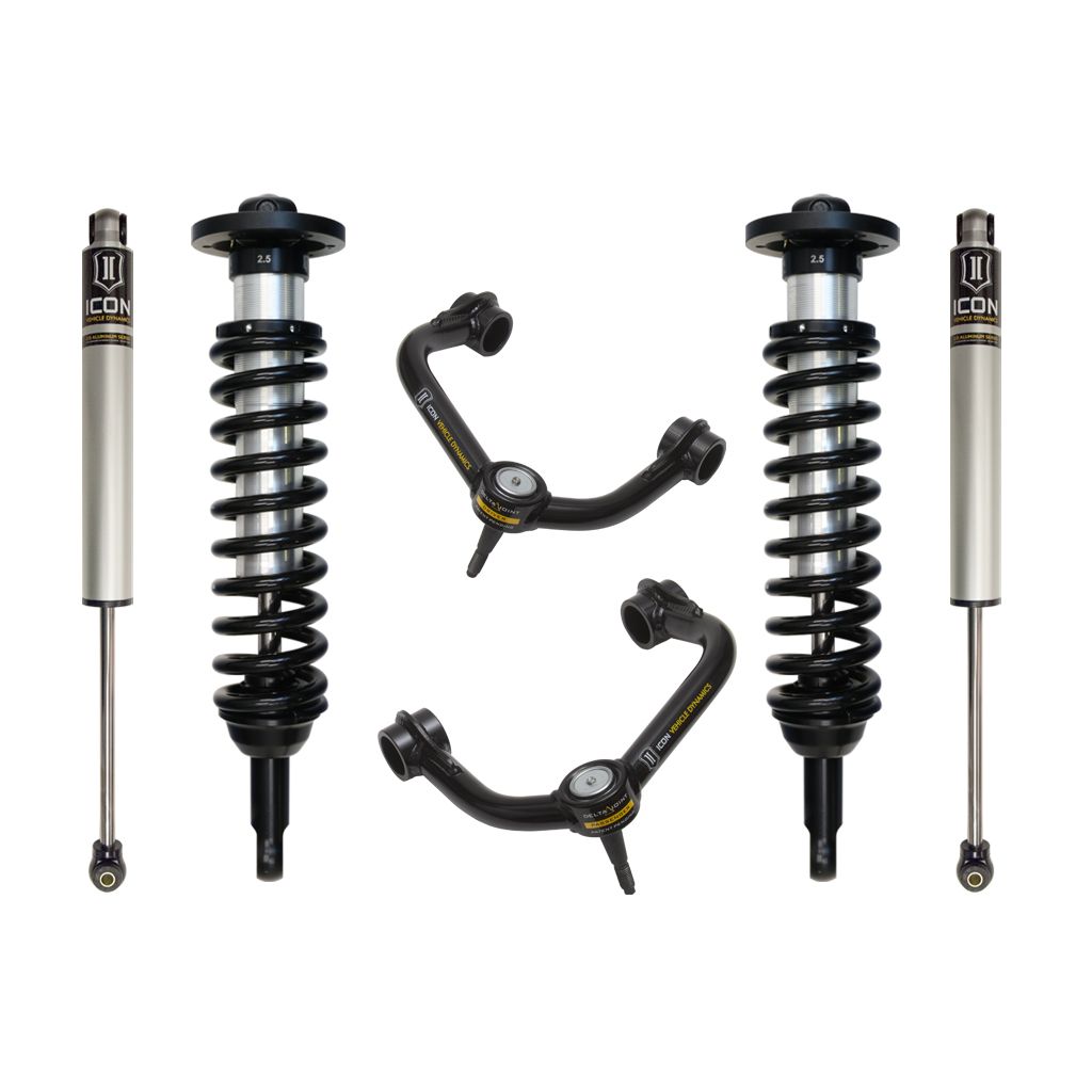 ICON VEHICLE DYNAMICS | 09-13 Ford F150 4WD 0-2.63 Inch Stage 2 Suspension System W Tubular UCA Icon Vehicle Dynamics | K93002T