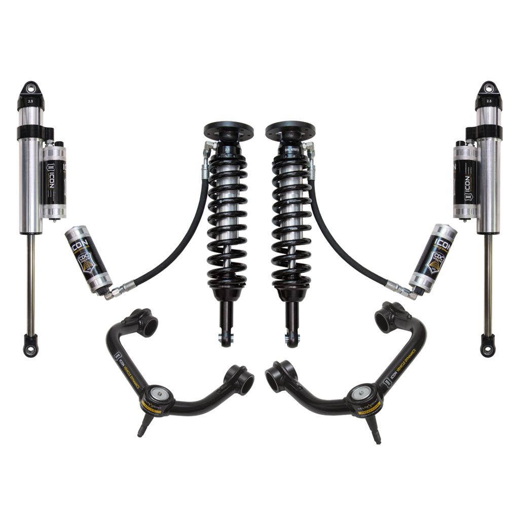 ICON VEHICLE DYNAMICS | 09-13 Ford F150 4WD 1.75-2.63 Inch Stage 5 Suspension System W Tubular UCA Icon Vehicle Dynamics | K93005T