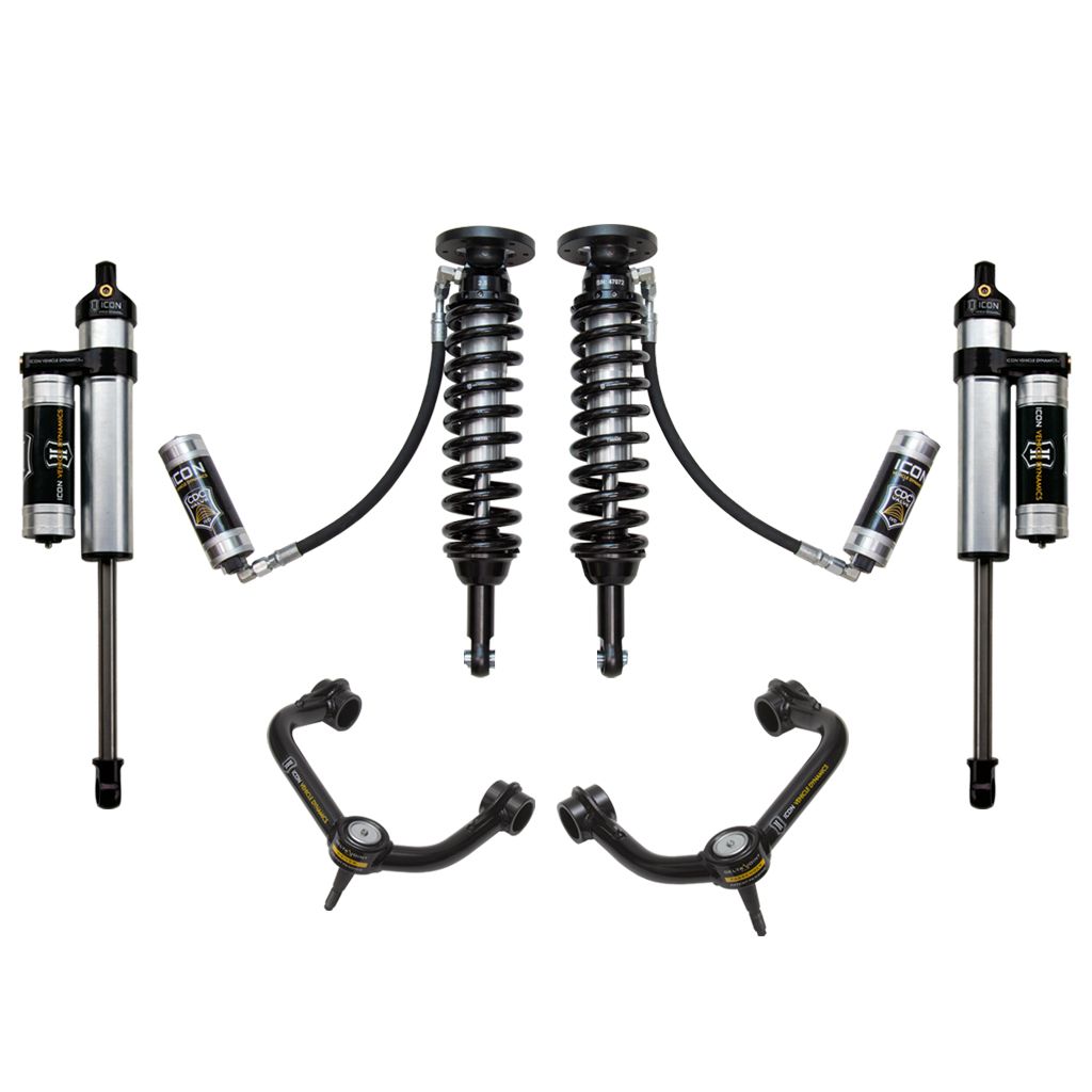 ICON VEHICLE DYNAMICS | 09-13 Ford F150 2WD 1.75-2.63 Inch Stage 4 Suspension System W Tubular UCA Icon Vehicle Dynamics | K93013T