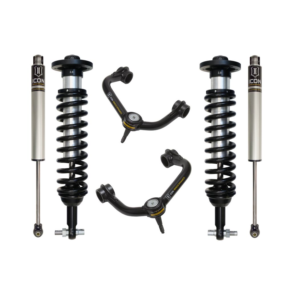 ICON VEHICLE DYNAMICS | 2014 Ford F150 4WD 0-2.63 Inch Stage 2 Suspension System W Tubular UCA Icon Vehicle Dynamics | K93062T