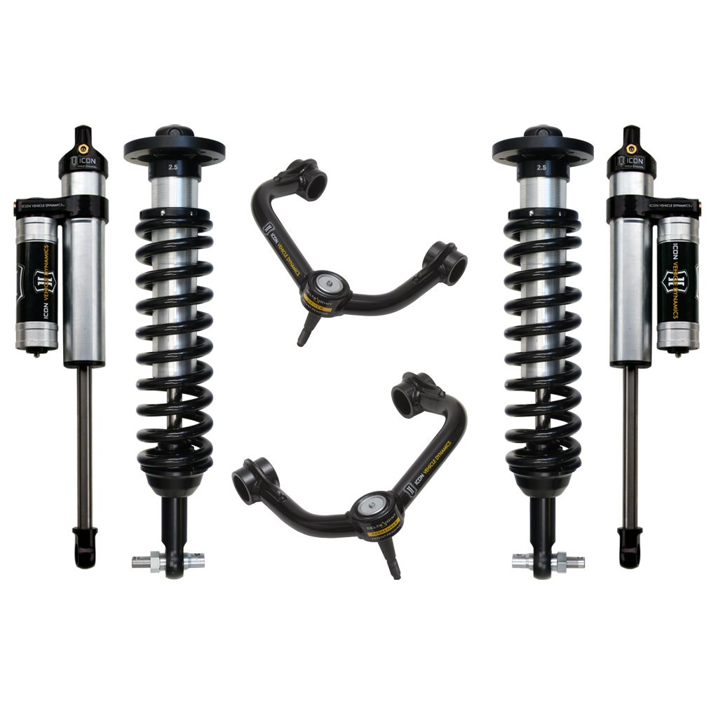 ICON VEHICLE DYNAMICS | 2014 Ford F150 4WD 0-2.63 Inch Stage 3 Suspension System W Tubular UCA Icon Vehicle Dynamics | K93063T