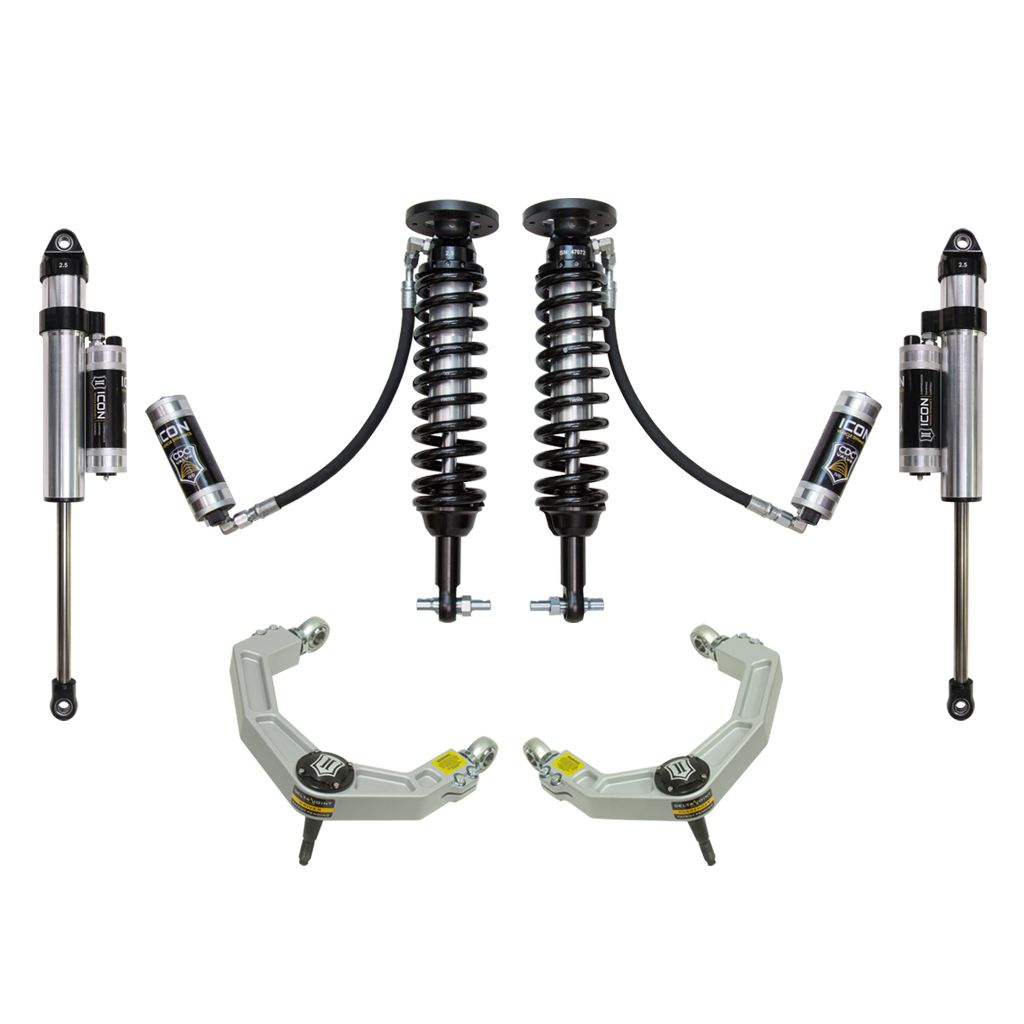 ICON VEHICLE DYNAMICS | 2014 Ford F150 4WD 1.75-2.63 Inch Stage 5 Suspension System W Billet UCA Icon Vehicle Dynamics | K93065