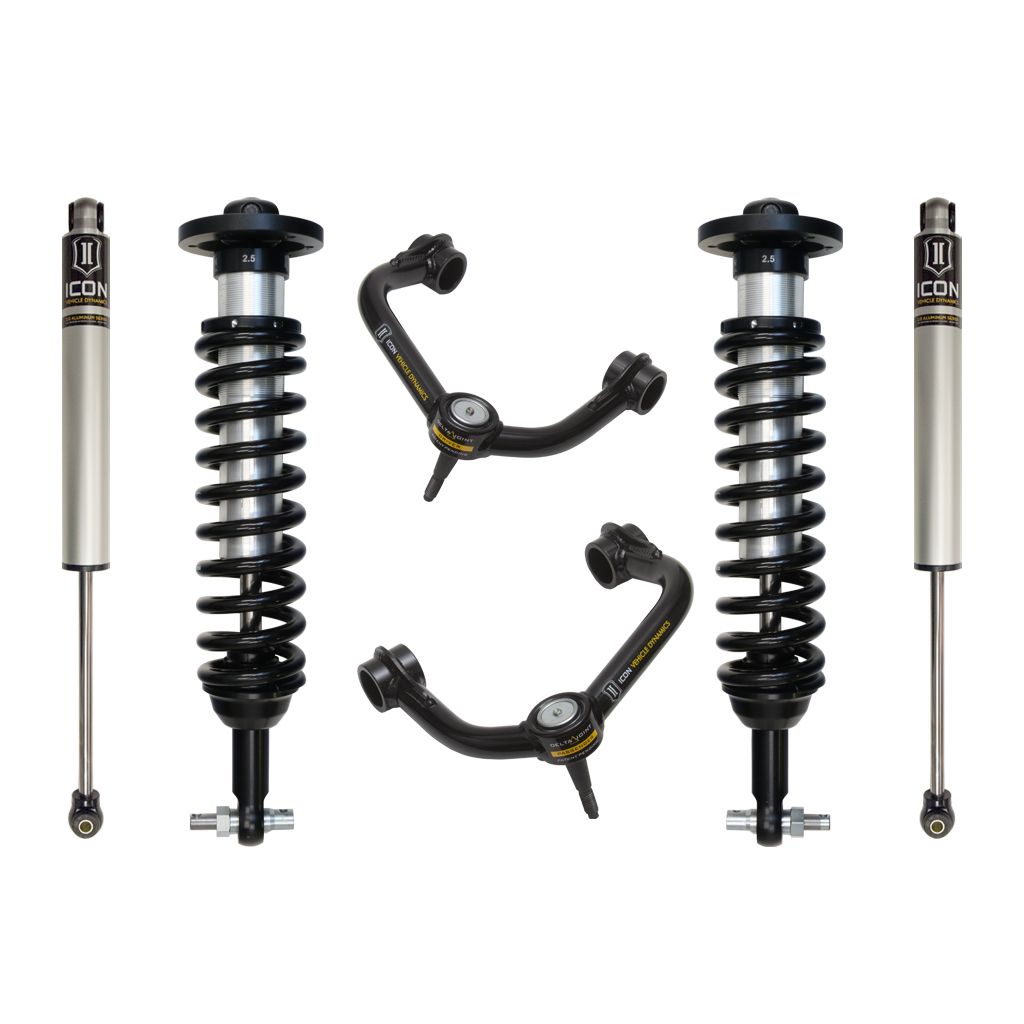 ICON VEHICLE DYNAMICS | 2014 Ford F150 2WD 0-2.63 Inch Stage 2 Suspension System W Tubular UCA Icon Vehicle Dynamics | K93072T