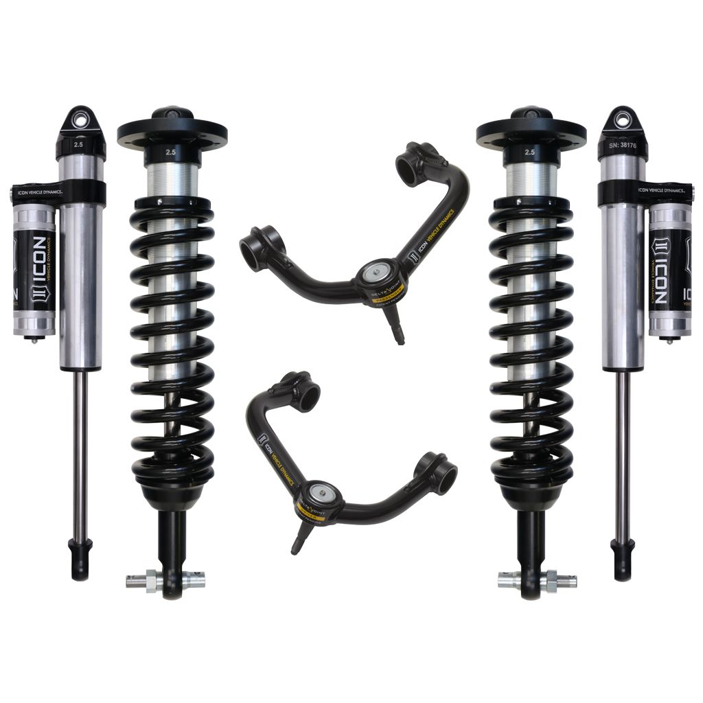 ICON VEHICLE DYNAMICS | 2015-2020 Ford F150 2WD 0-3 Inch Stage 3 Suspension System W Tubular UCA Icon Vehicle Dynamics | K93093T