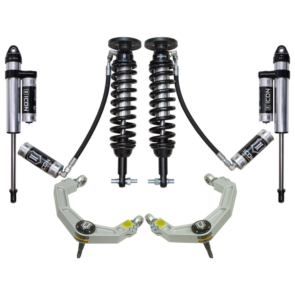 ICON VEHICLE DYNAMICS | 2015-2020 Ford F150 2WD 1.75-3 Inch Stage 4 Suspension System W Billet UCA Icon Vehicle Dynamics | K93094
