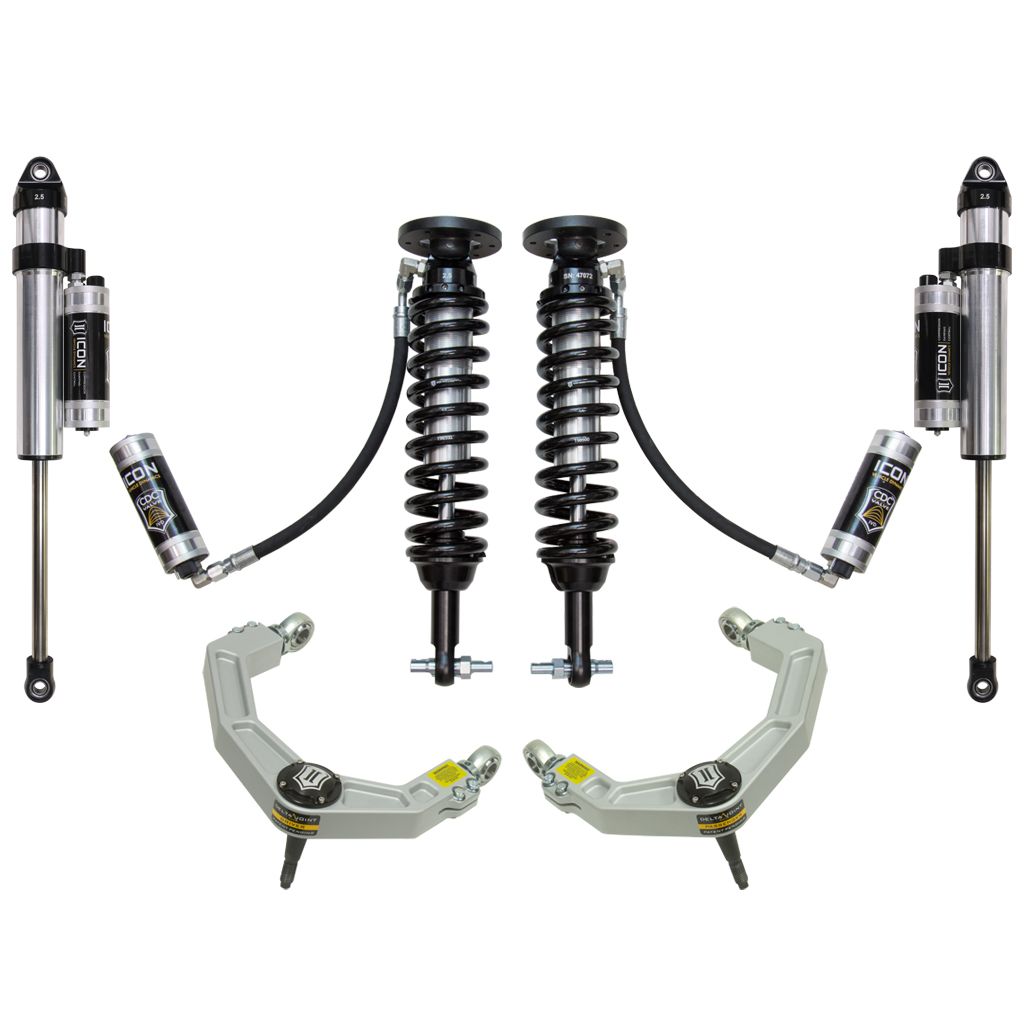ICON VEHICLE DYNAMICS | 2015-2020 Ford F150 2WD 1.75-3 Inch Stage 5 Suspension System W Billet UCA Icon Vehicle Dynamics | K93095