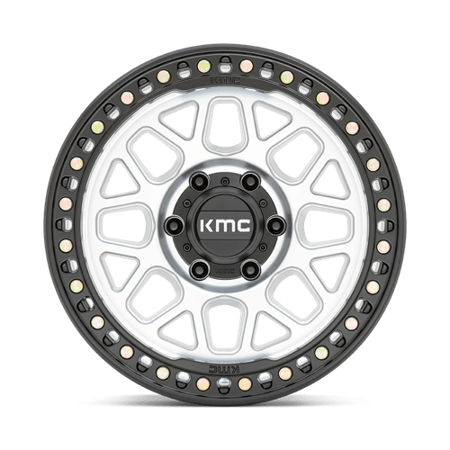 KMC KM549 GRS Machined W/ Satin Black Lip wheel featuring a bold design and durable construction.