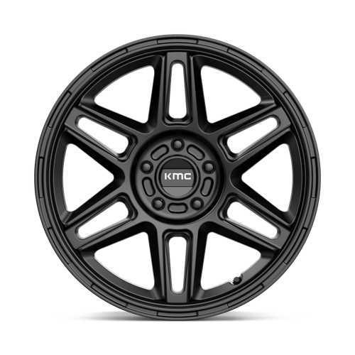 KMC KM716 NOMAD Satin Black wheel designed for off-road performance and rugged aesthetics.