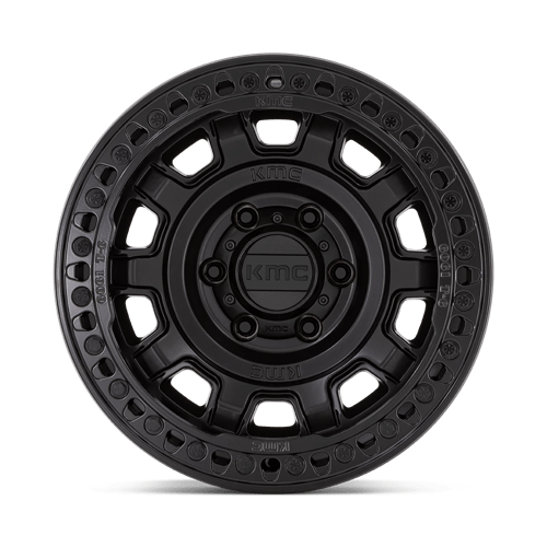 KMC KM236 TANK BEADLOCK Satin Black wheel featuring a rugged design for off-road performance.