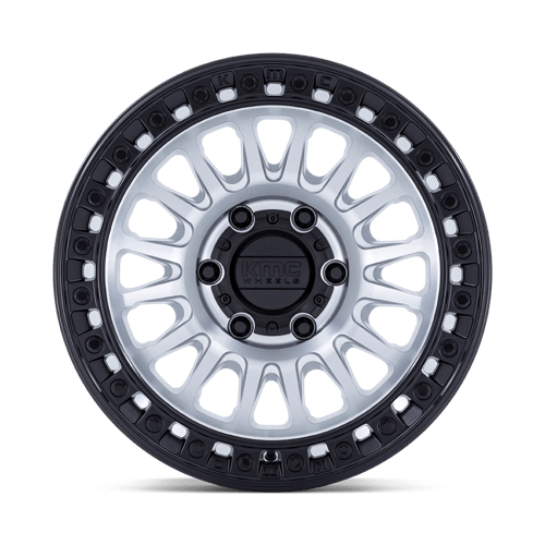 KMC KM552 IMS Machined W/ Matte Black Lip wheel showcasing aggressive design for trucks and SUVs.