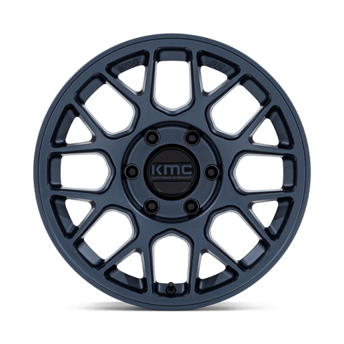 KMC KM730 HATCHET Metallic Blue wheel