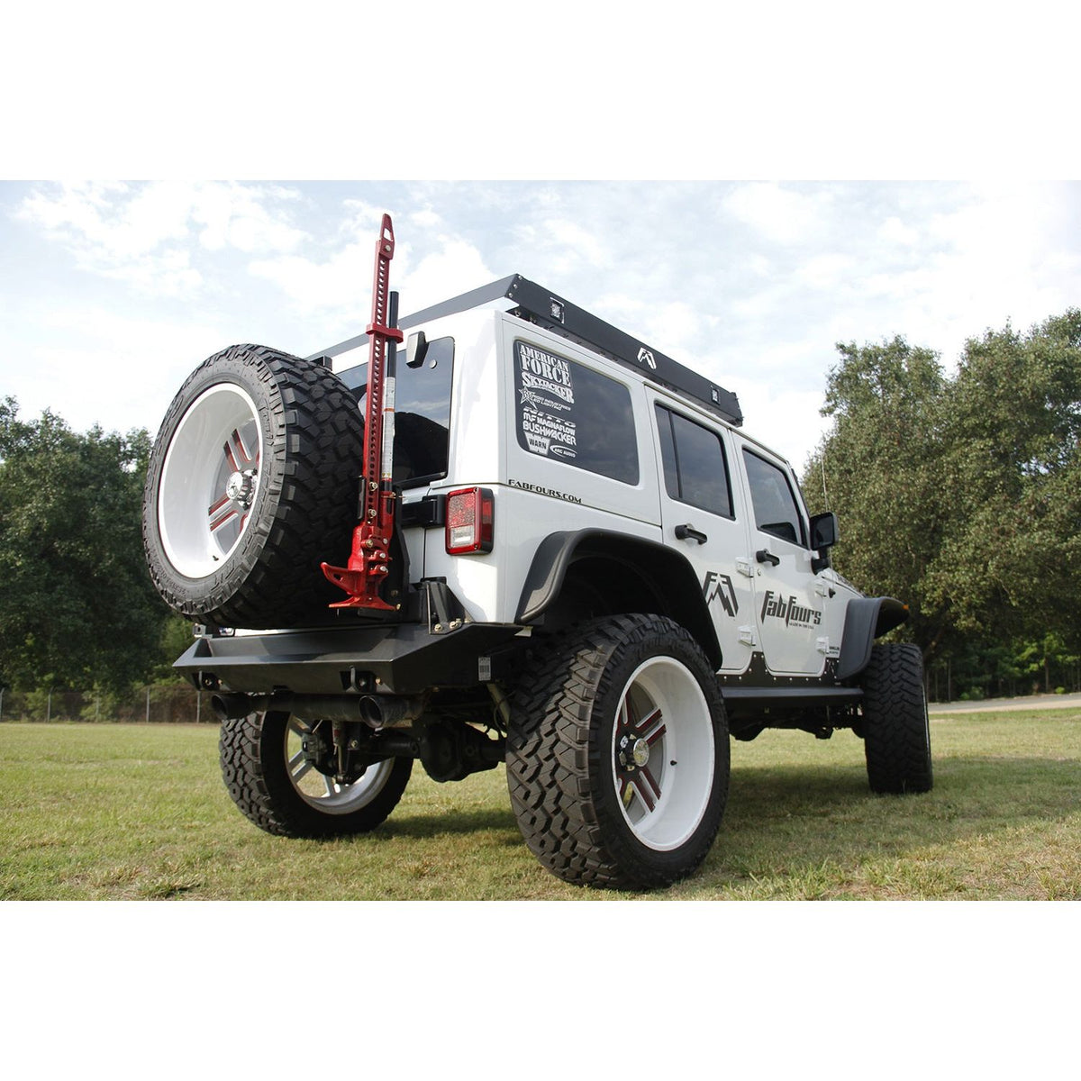 FAB FOURS M2150-1 Hi-Lift Jack Mount 2 Stage Black Powder Coated