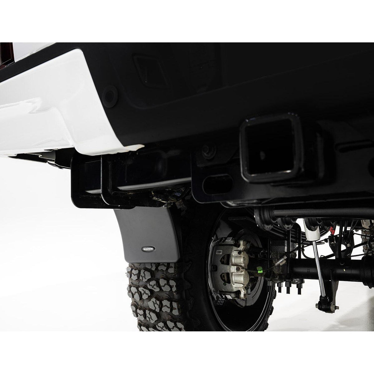 BUSHWACKER | Trail Armor Mud Flaps | 2014-19 Chevy Silverado 1500 2015-19 Chevy Silverado 2500/3500 | MUD-40120
