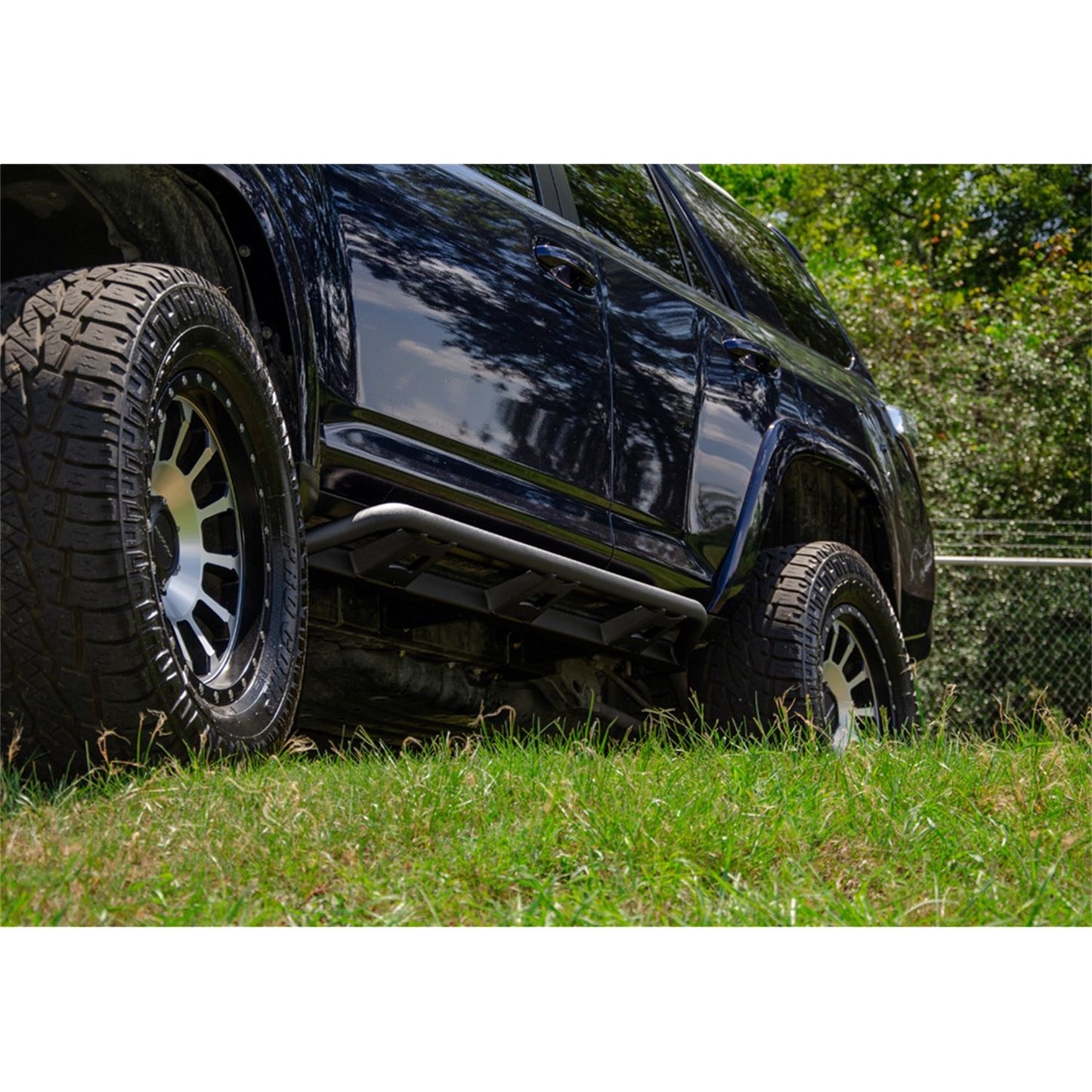 N-Fab | TrailSlider-Cab Len (2 Steps)-05-15 Tacoma Double-TX Blk | TST05CC-TX