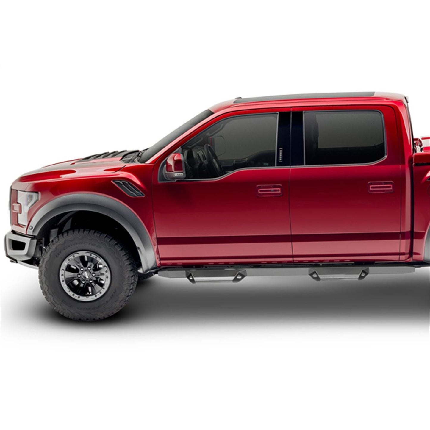 N-Fab | Predator Pro-Cab Len (2 Steps)-15-24 F150/17-24 Raptor SuperCrew-TX Blk | PRF1590CC-TX