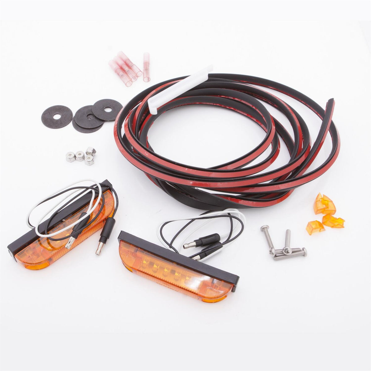 BUSHWACKER | Wire LED Marker Light Kit | 2007-18 Jeep Wrangler JK 2-Door 2007-18 Jeep Wrangler JK 4-Door | PK1-LT1-0001